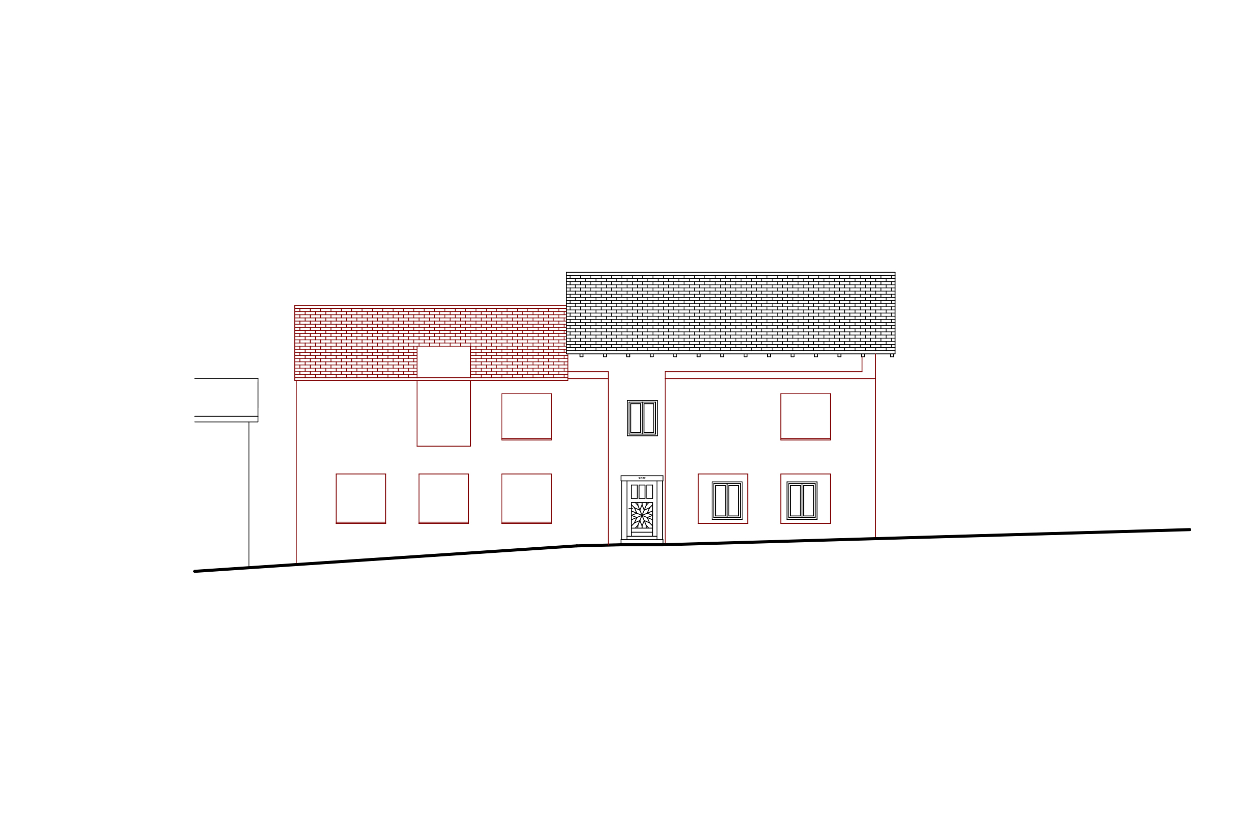 Ostansicht Bürgerhaus in Blaibach